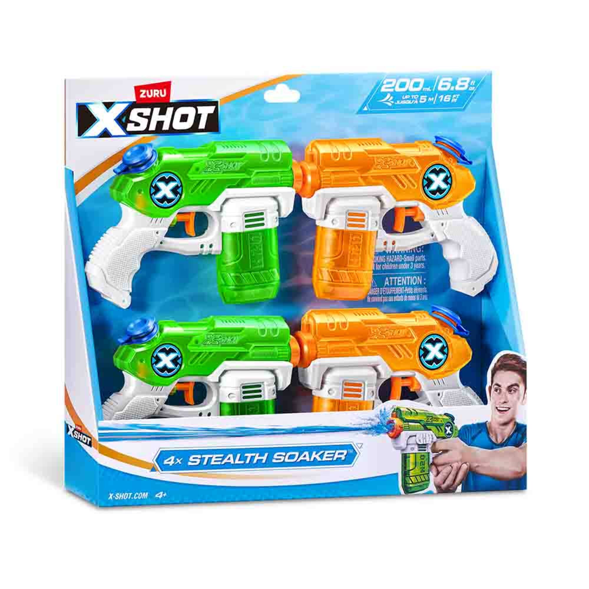 Zuru X-Shot Stealth Soaker™ 4 Pack